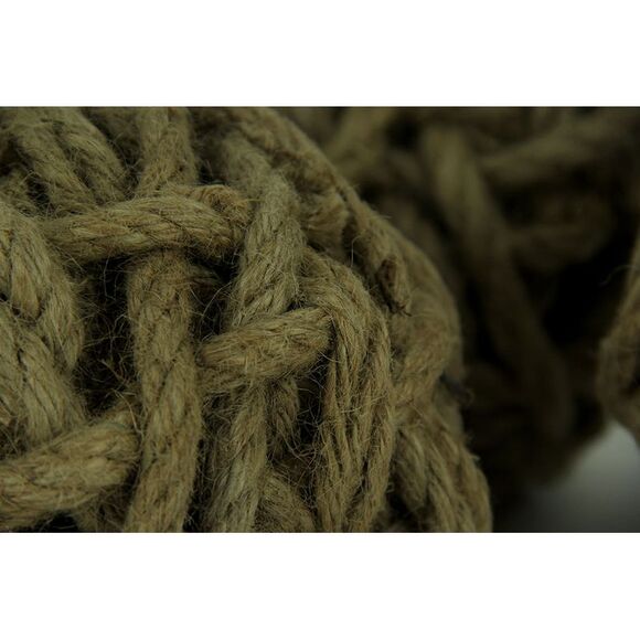 6 Inch Diameter Cole Twine Decorative Rope Balls Set of 3 - Picture 3 of 3